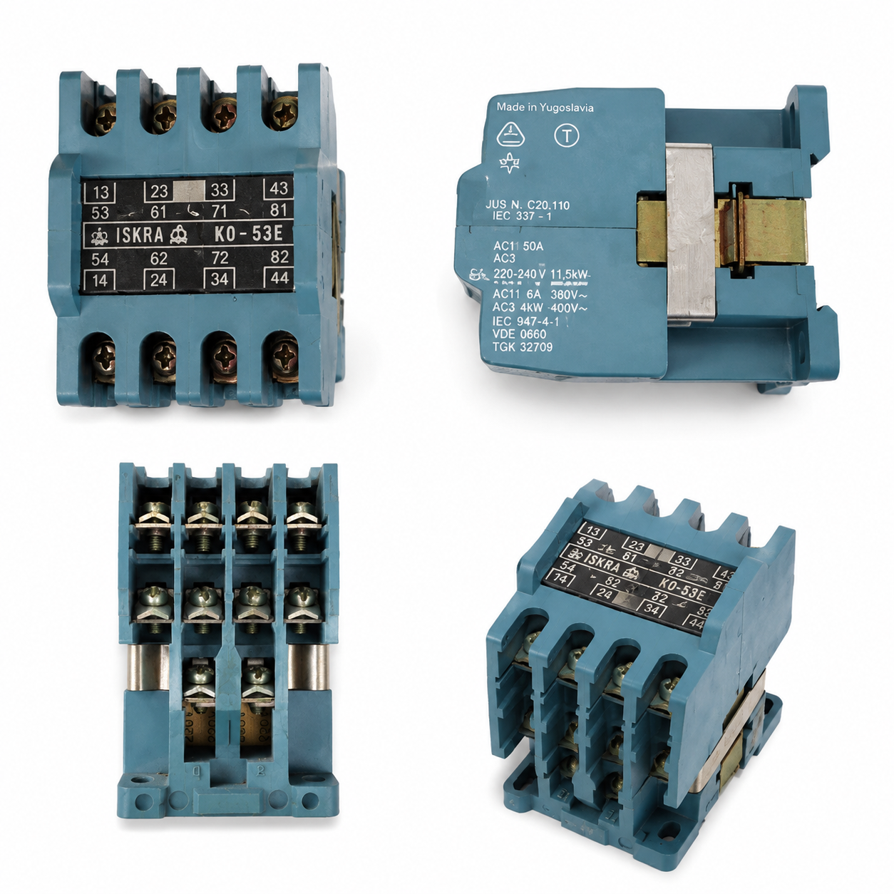 Контактор KO-53 Iskra, 50A, 24 B/110 2/220 B